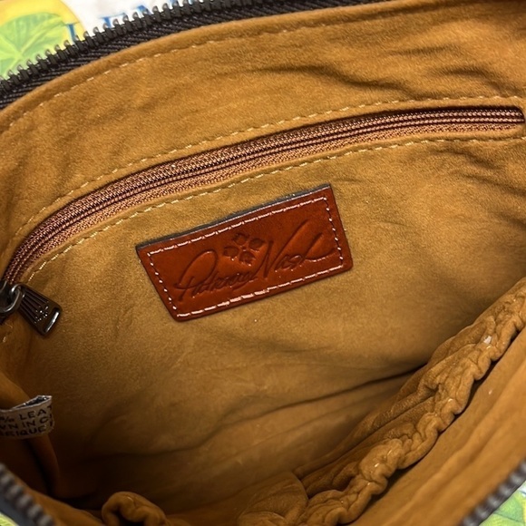 Brand New Patricia Nash Genuine Tooled Leather Blue Coral Cassini Wristlet - Picture 13 of 15